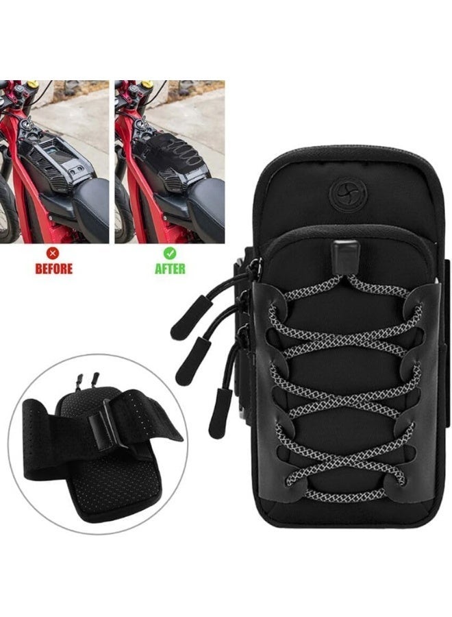 أوشيما انقر لمشاهدة المشهد الكامل Sur Ron حقيبة, دراجة نارية بطارية غطاء حقيبة التخزين, مقاومة للماء مع حبل عاكس عالية السطوع, يناسب Sur-Ron ضوء النحل X سيغواي دراجة التراب, ذراع حزام جيب قابل للتعديل للهاتف الخلوي - Image 3